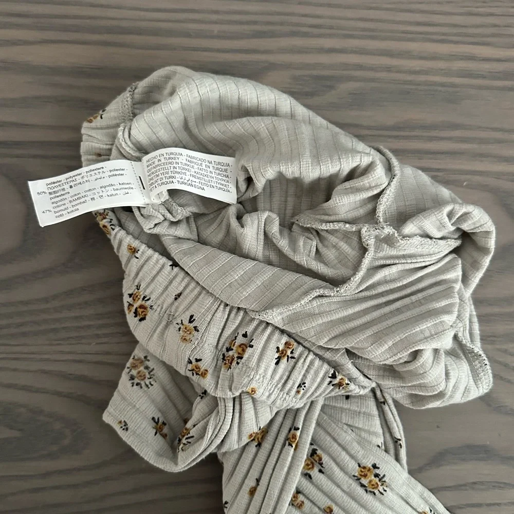 ZARA GIRLS RUFFLED FLORAL MATCHING SET
